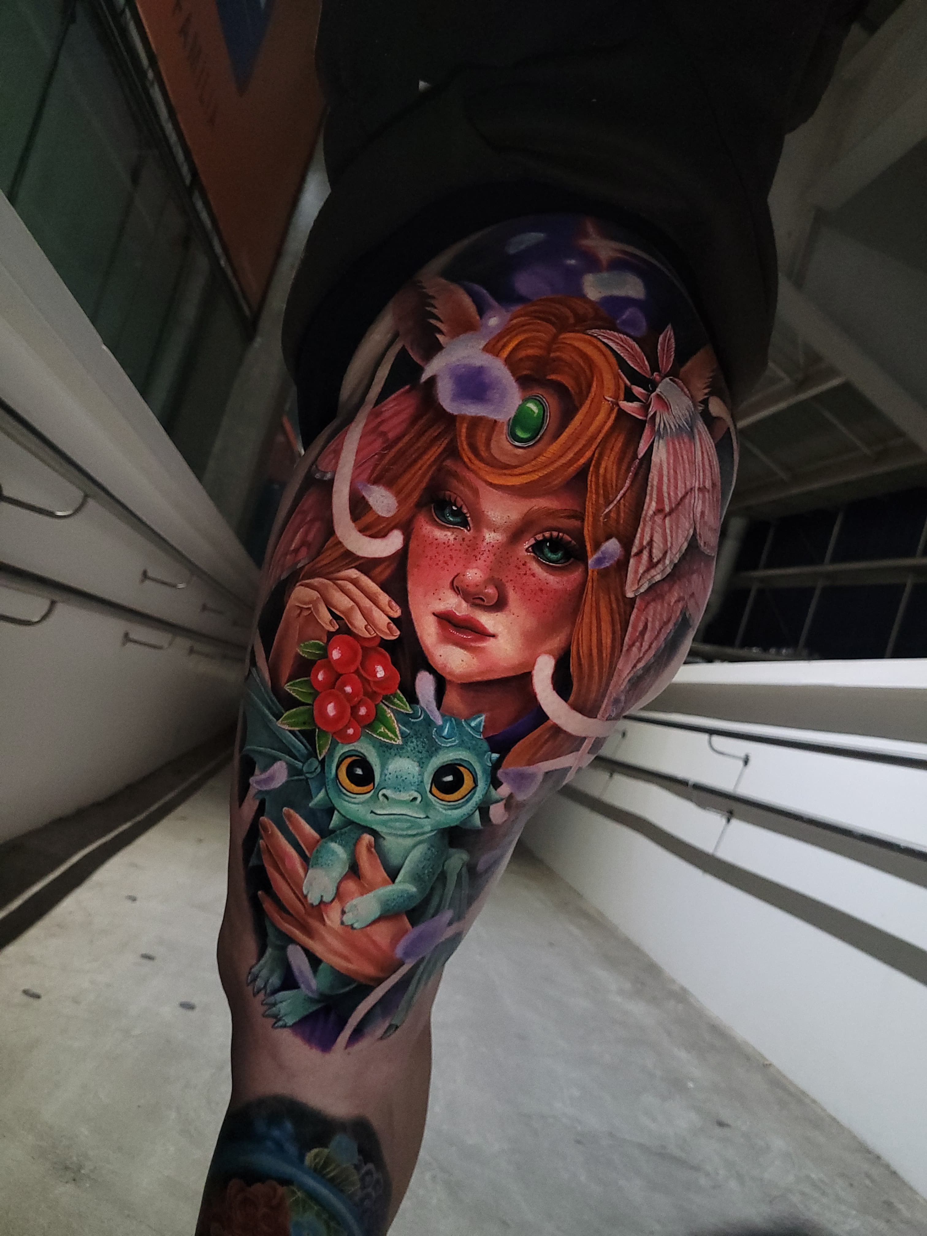 Fada estilo colorido premiada 1° lugar na convenção vale ink (23/08) 3 dias de tattoo + se 30 hrs